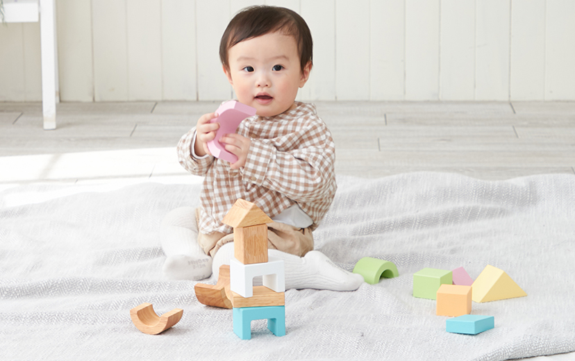 出産祝いや1歳誕生日に最適な音のなる積み木