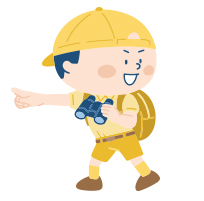 おすわりイラスト