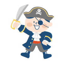 模倣行動・ごっこ遊びイラスト