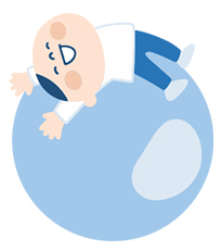 バランス感覚の向上イラスト