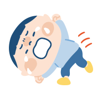 イヤイヤ期イラスト