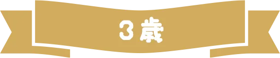 3歳